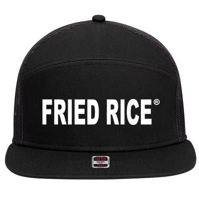 Fried Rice As Fuck 7 Panel Mesh Trucker Snapback Hat