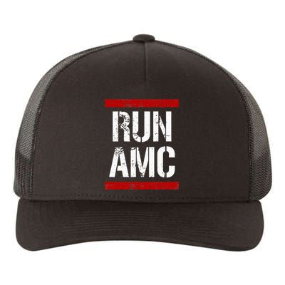 Funny Run AMC Stock Meme Crypto Yupoong Adult 5-Panel Trucker Hat