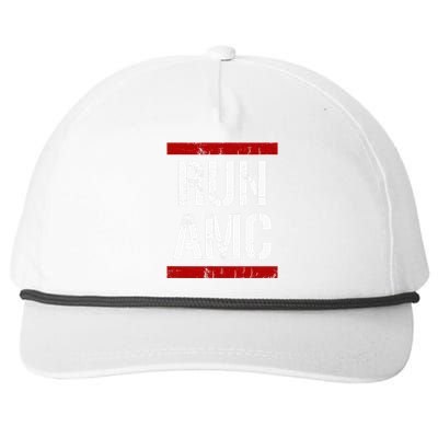 Funny Run AMC Stock Meme Crypto Snapback Five-Panel Rope Hat