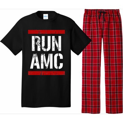 Funny Run AMC Stock Meme Crypto Pajama Set