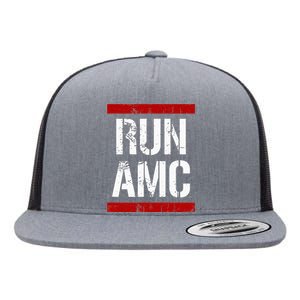 Funny Run AMC Stock Meme Crypto Flat Bill Trucker Hat