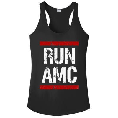 Funny Run AMC Stock Meme Crypto Ladies PosiCharge Competitor Racerback Tank