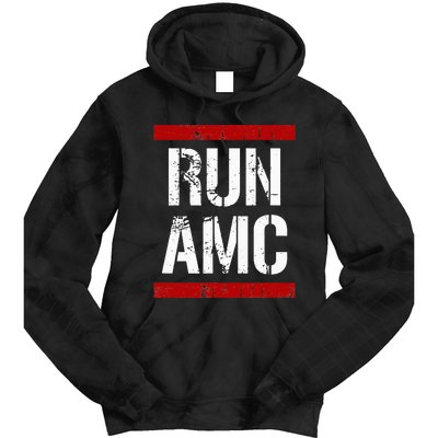 Funny Run AMC Stock Meme Crypto Tie Dye Hoodie