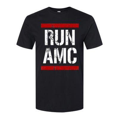 Funny Run AMC Stock Meme Crypto Softstyle CVC T-Shirt