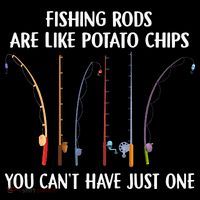Fishing Rods Are Like Potato Chips You Can’t Have Just One Pom Pom 12in Knit Beanie