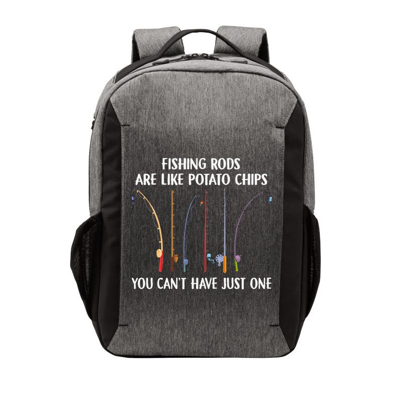 Fishing Rods Are Like Potato Chips You Can’t Have Just One Vector Backpack