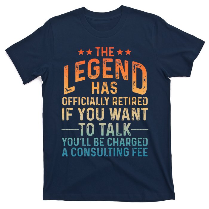 Funny Retired Art Retiree Retired Retirement T-Shirt