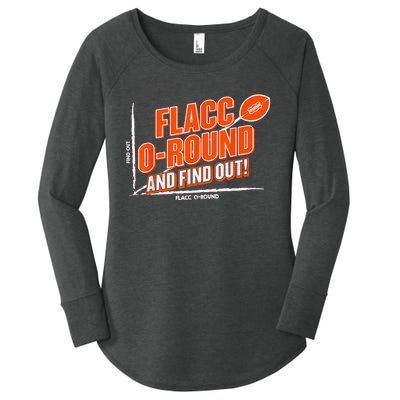 Flacc Round And Find It Out Funny Women's Perfect Tri Tunic Long Sleeve Shirt