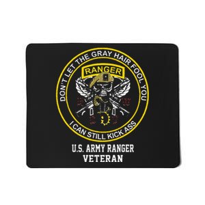 Funny Retired Army Ranger Veteran USA Military Vet Mousepad