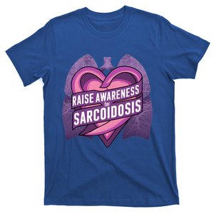 Funny Raise Awareness For Sarcoidosis Purple Awareness Month Great Gift T-Shirt