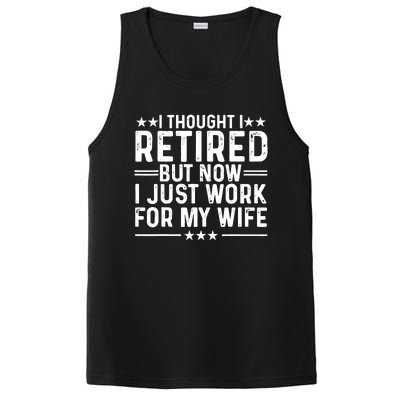 Funny Retirement Art Dad Husband Pun Lovers Retirement PosiCharge Competitor Tank