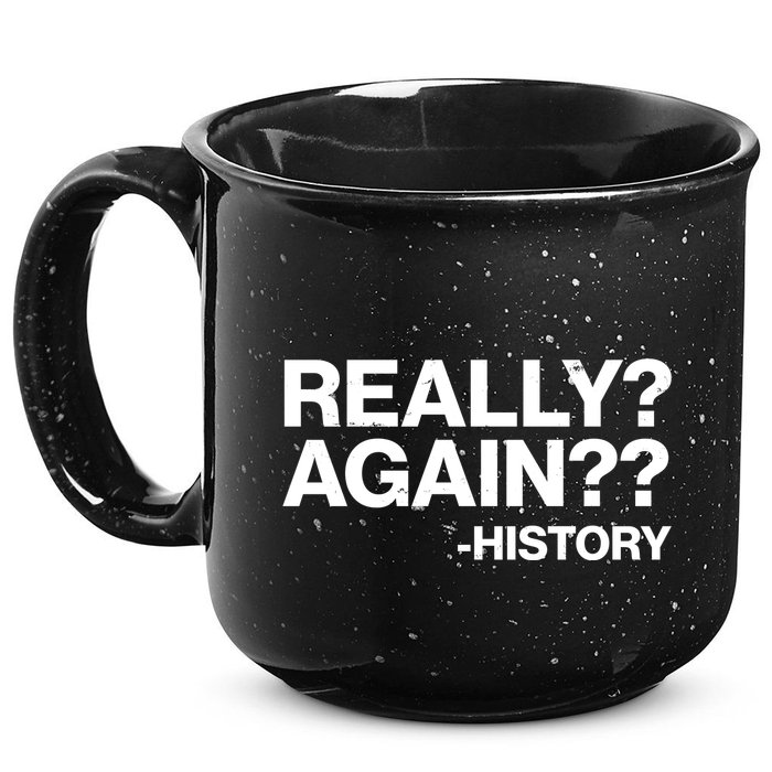Funny Really Again History 15oz Campfire Ceramic Mug