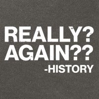 Funny Really Again History Cotton Canvas Backpack