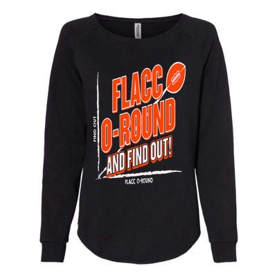 Flacc Round And Find It Out Womens California Wash Sweatshirt