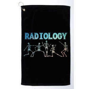 Funny Radiology Art For Women Rad Tech Radiologist Xray Platinum Collection Golf Towel