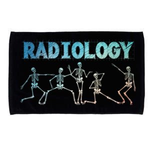 Funny Radiology Art For Women Rad Tech Radiologist Xray Microfiber Hand Towel