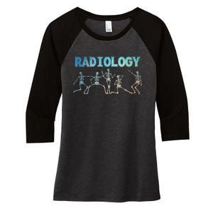 Funny Radiology Art For Women Rad Tech Radiologist Xray Women's Tri-Blend 3/4-Sleeve Raglan Shirt