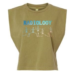 Funny Radiology Art For Women Rad Tech Radiologist Xray Garment-Dyed Women's Muscle Tee