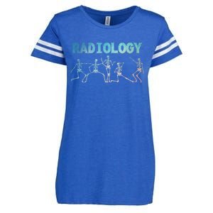 Funny Radiology Art For Women Rad Tech Radiologist Xray Enza Ladies Jersey Football T-Shirt