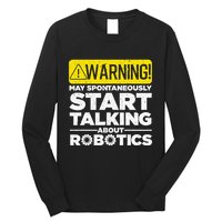 Funny Robotics Art For Women Robotics Engineer Robots Long Sleeve Shirt