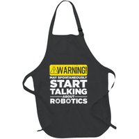 Funny Robotics Art For Women Robotics Engineer Robots Full-Length Apron With Pockets
