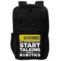 Funny Robotics Art For Women Robotics Engineer Robots Impact Tech Backpack