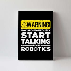 Funny Robotics Art For Women Robotics Engineer Robots Canvas