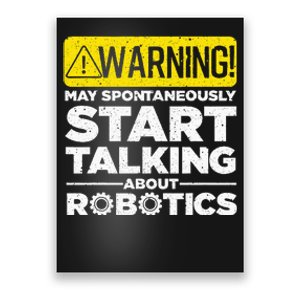 Funny Robotics Art For Women Robotics Engineer Robots Poster