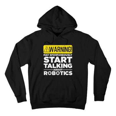 Funny Robotics Art For Women Robotics Engineer Robots Tall Hoodie