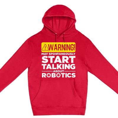 Funny Robotics Art For Women Robotics Engineer Robots Premium Pullover Hoodie