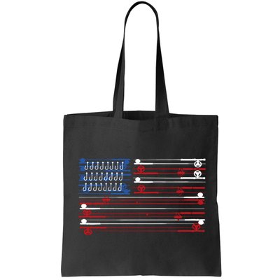 Fishing Rods American Flag Bag