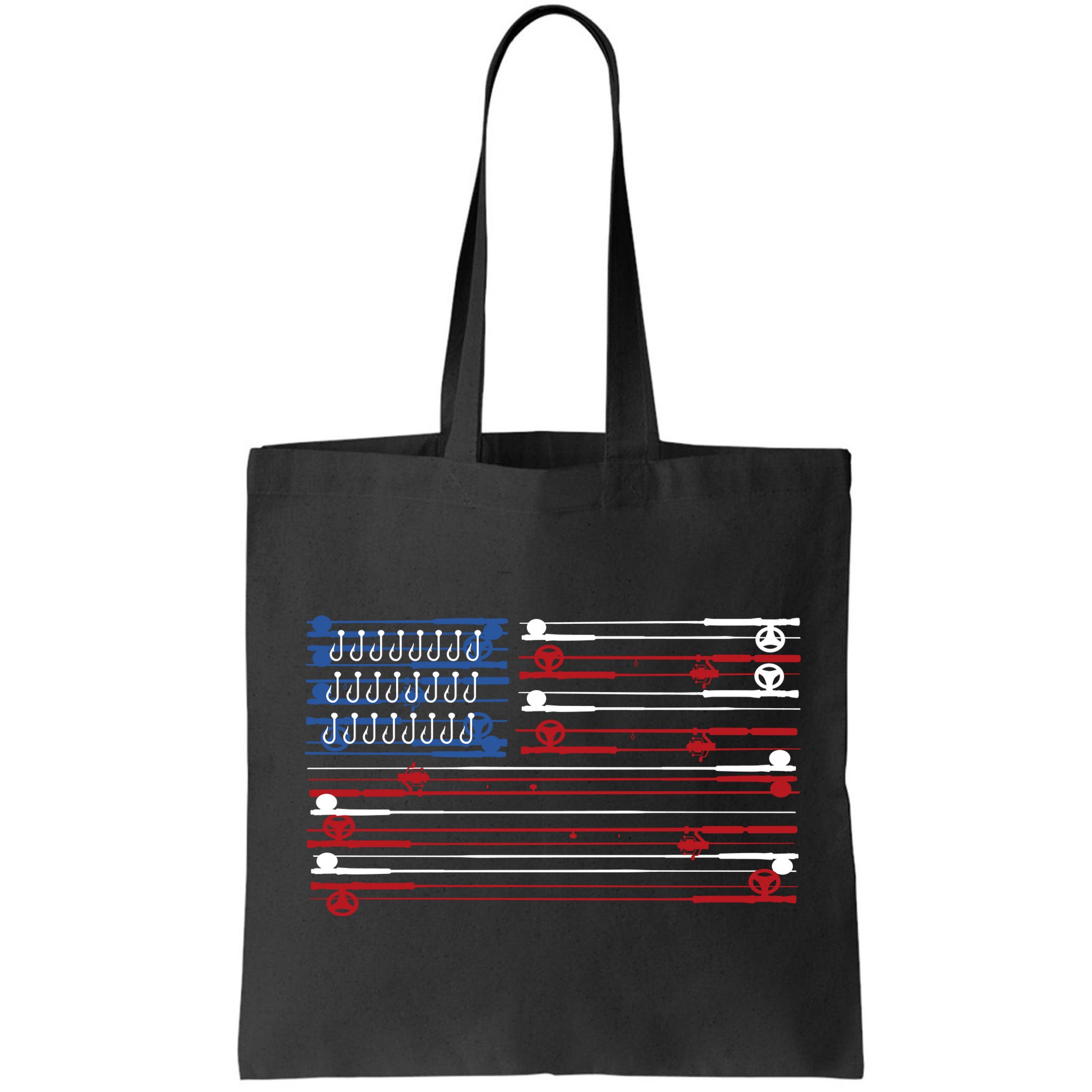Fishing Rods American Flag Bag