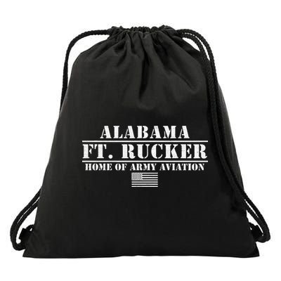 Fort Rucker Army Base Alabama Home Of Army Aviation Drawstring Bag