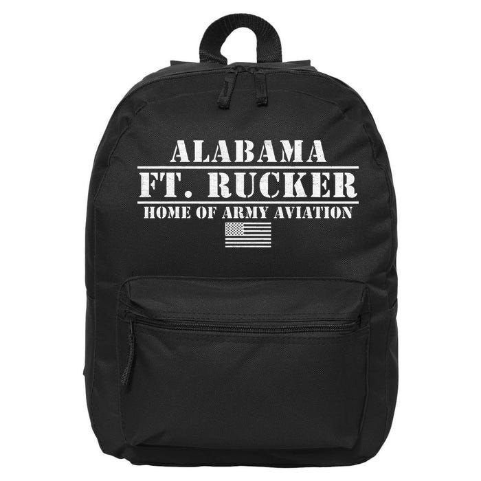 Fort Rucker Army Base Alabama Home Of Army Aviation 16 in Basic Backpack