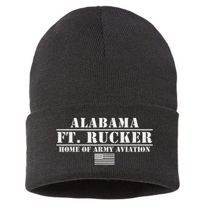 Fort Rucker Army Base Alabama Home Of Army Aviation Sustainable Knit Beanie