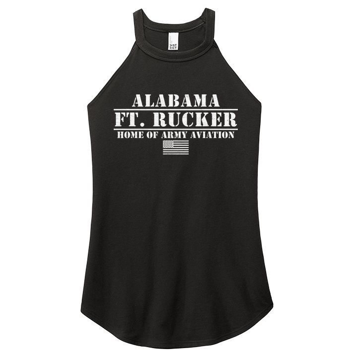Fort Rucker Army Base Alabama Home Of Army Aviation Women's Perfect Tri Rocker Tank