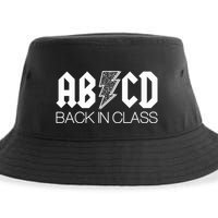 Funny Rocker ABCD Back In Class Back To School Sustainable Bucket Hat