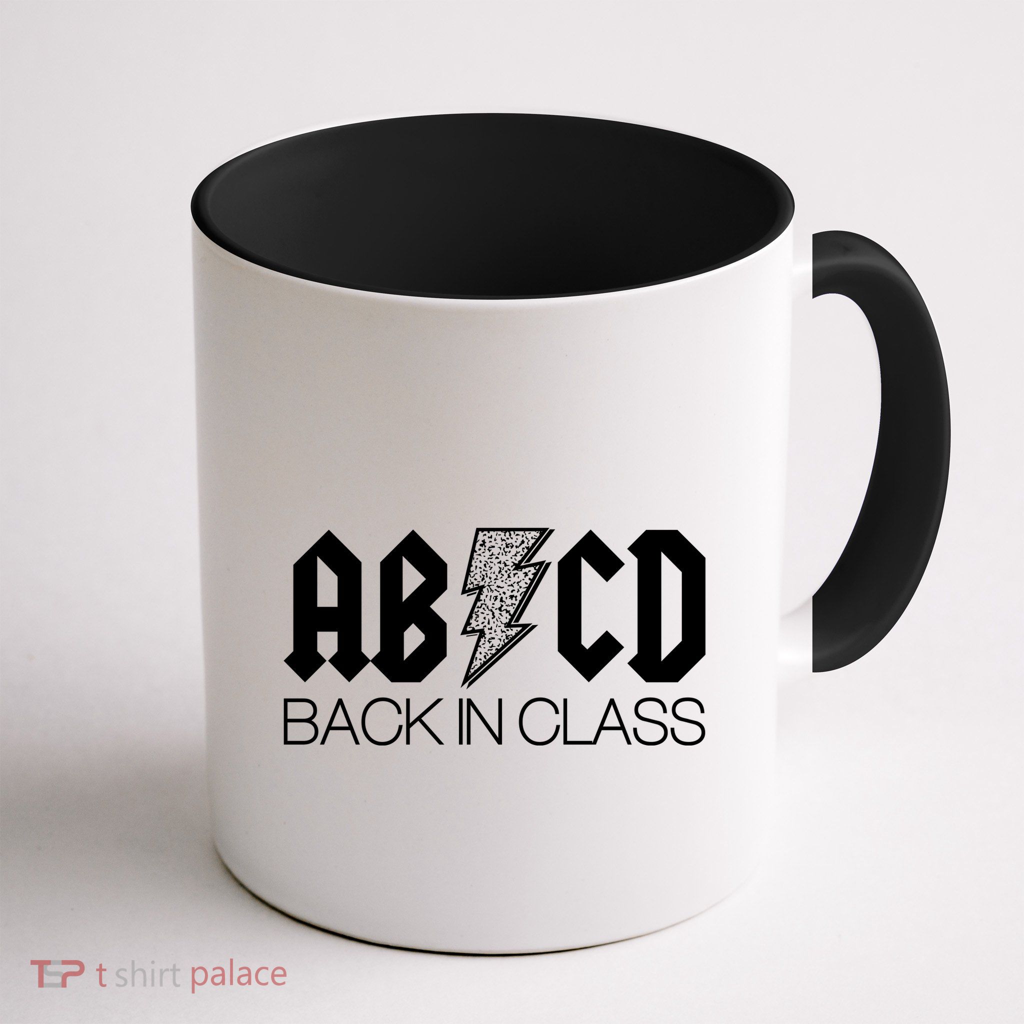 Funny Rocker ABCD Back In Class Back To School Mug