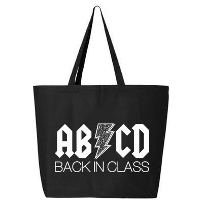 Funny Rocker ABCD Back In Class Back To School 25L Jumbo Tote