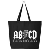 Funny Rocker ABCD Back In Class Back To School 25L Jumbo Tote