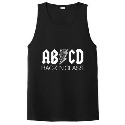 Funny Rocker ABCD Back In Class Back To School PosiCharge Competitor Tank