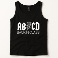 Funny Rocker ABCD Back In Class Back To School Tank Top
