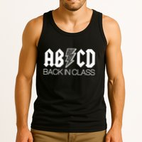 Funny Rocker ABCD Back In Class Back To School Tank Top