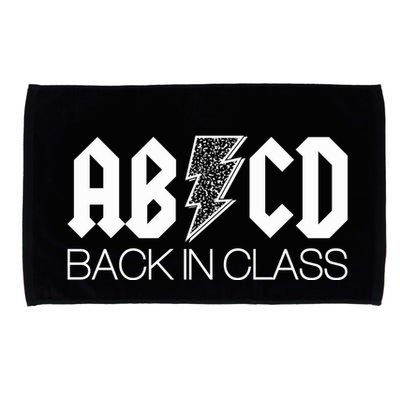 Funny Rocker ABCD Back In Class Back To School Microfiber Hand Towel