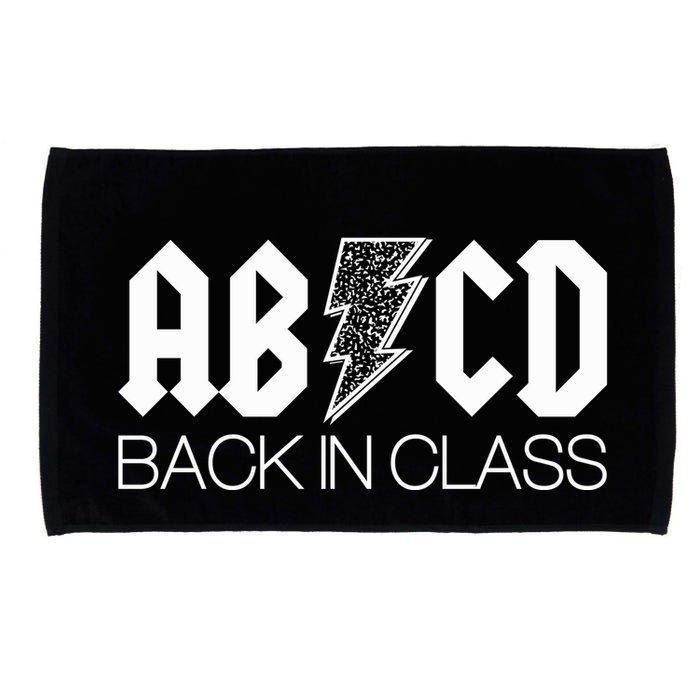 Funny Rocker ABCD Back In Class Back To School Microfiber Hand Towel