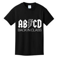 Funny Rocker ABCD Back In Class Back To School Kids T-Shirt