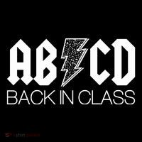 Funny Rocker ABCD Back In Class Back To School Zip Tote Bag