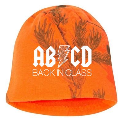 Funny Rocker ABCD Back In Class Back To School Kati - Camo Knit Beanie