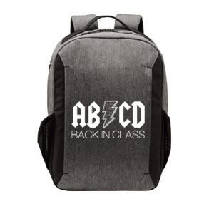 Funny Rocker ABCD Back In Class Back To School Vector Backpack