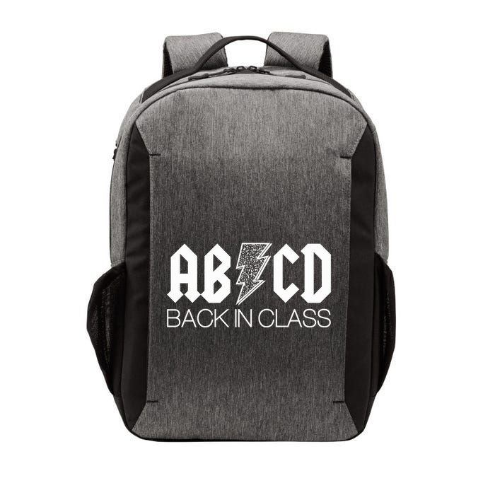 Funny Rocker ABCD Back In Class Back To School Vector Backpack